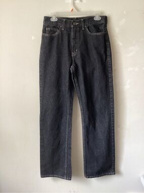 Unbranded Men's Black Straight-Leg Jeans